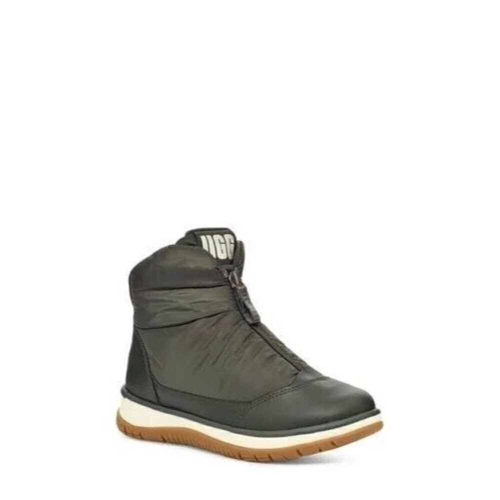 NEW UGG WOMEN'S LAKESIDER WATERPROOF FRONT ZIP BOOTS  FOREST NIGHT SZ 8.5